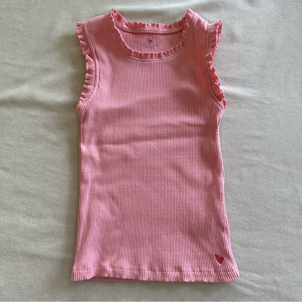Pink Chicken Ruffle Tank - Picture 1 of 3